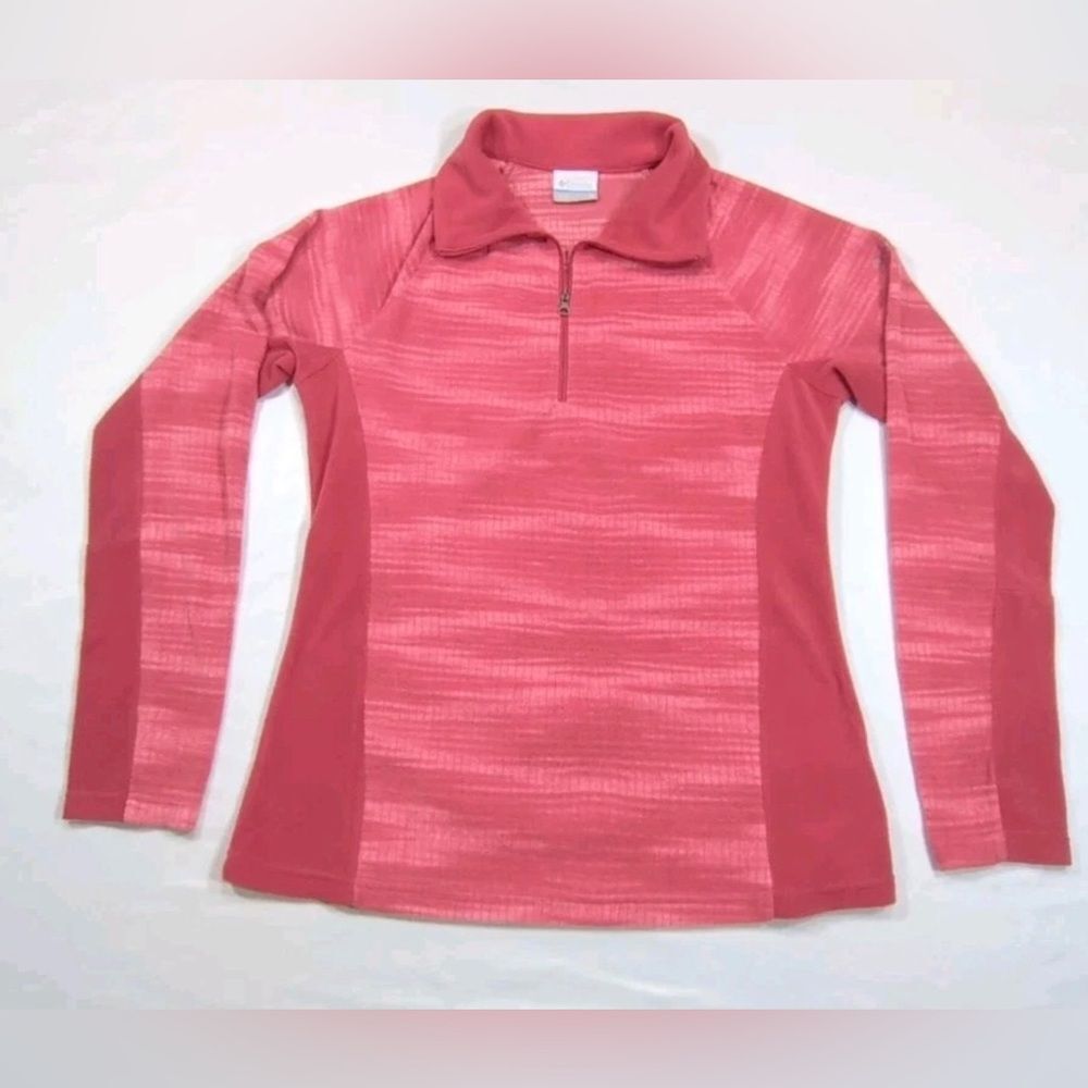 Columbia Glacial Iv Print Half Zip Pull Over Women's Size Medium
